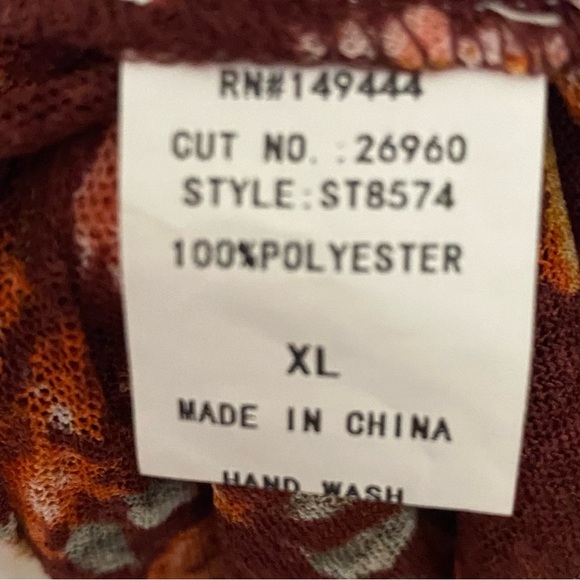 Ember Floral Long-Sleeve Mesh Duster - Picture 5 of 5